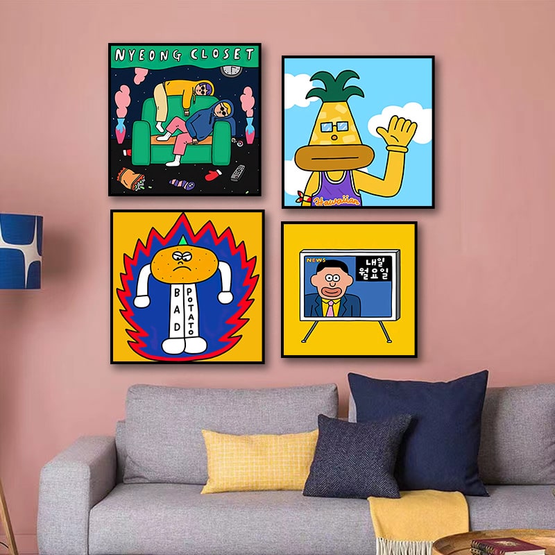 韓国インテリア ポスター 韓国INS風