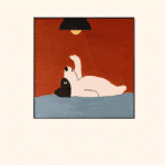 犬 アートポスター ナイトライト・ドッグ