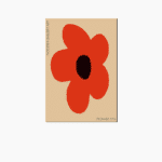 ミニマル フラワー アートポスター モダンフラワー No.6