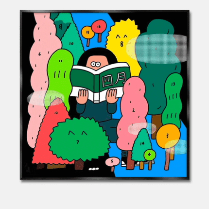 キャラクターアート ポスター しがつのもり MomokoArt