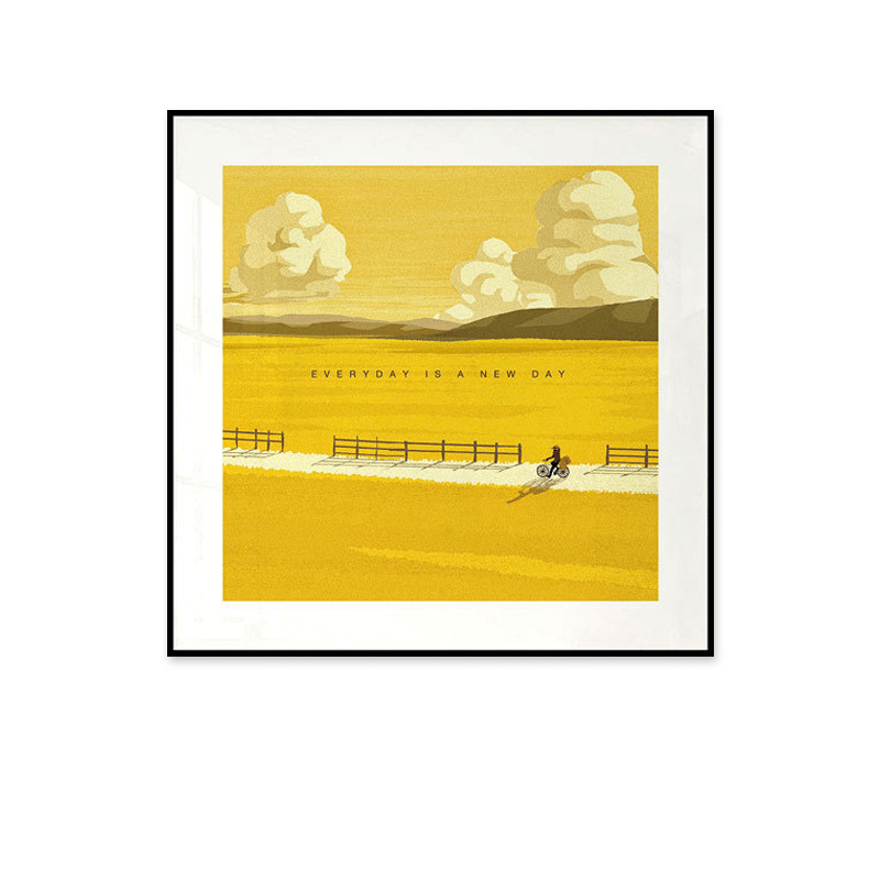 C EVERY DAY IS A NEW DAY No.3 メッセージアート ポスター