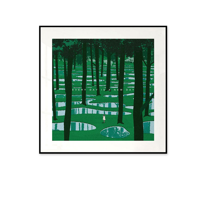 F EVERY DAY IS A NEW DAY No.6 メッセージアート ポスター