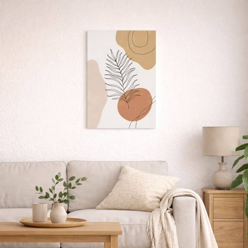 sku-10007-nordic-line-art-canvas-botanical-main 北欧ミニマルな抽象ボタニカルモチーフのラインアート