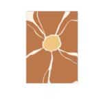 北欧ミニマル 抽象 キャンバスアート｜テラコッタフラワー ラインデザイン - 画像 (2)