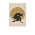 北欧ミニマル 抽象 キャンバスアート｜静かなフォルム - 画像 (2)