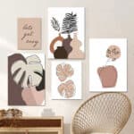 北欧ミニマル タイポグラフィ キャンバスアート｜Let’s Get Cozy - 画像 (3)