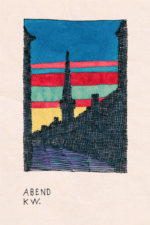 Karl Wiener「Abend（1921頃）」世界の名画キャンバス作品。