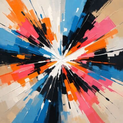 カラーバースト キャンバスアート メイン画像