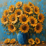 サンフラワー キャンバスアート メイン画像