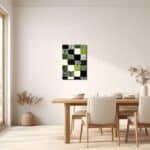 ダイニングをナチュラルに整える抽象 キャンバスアート