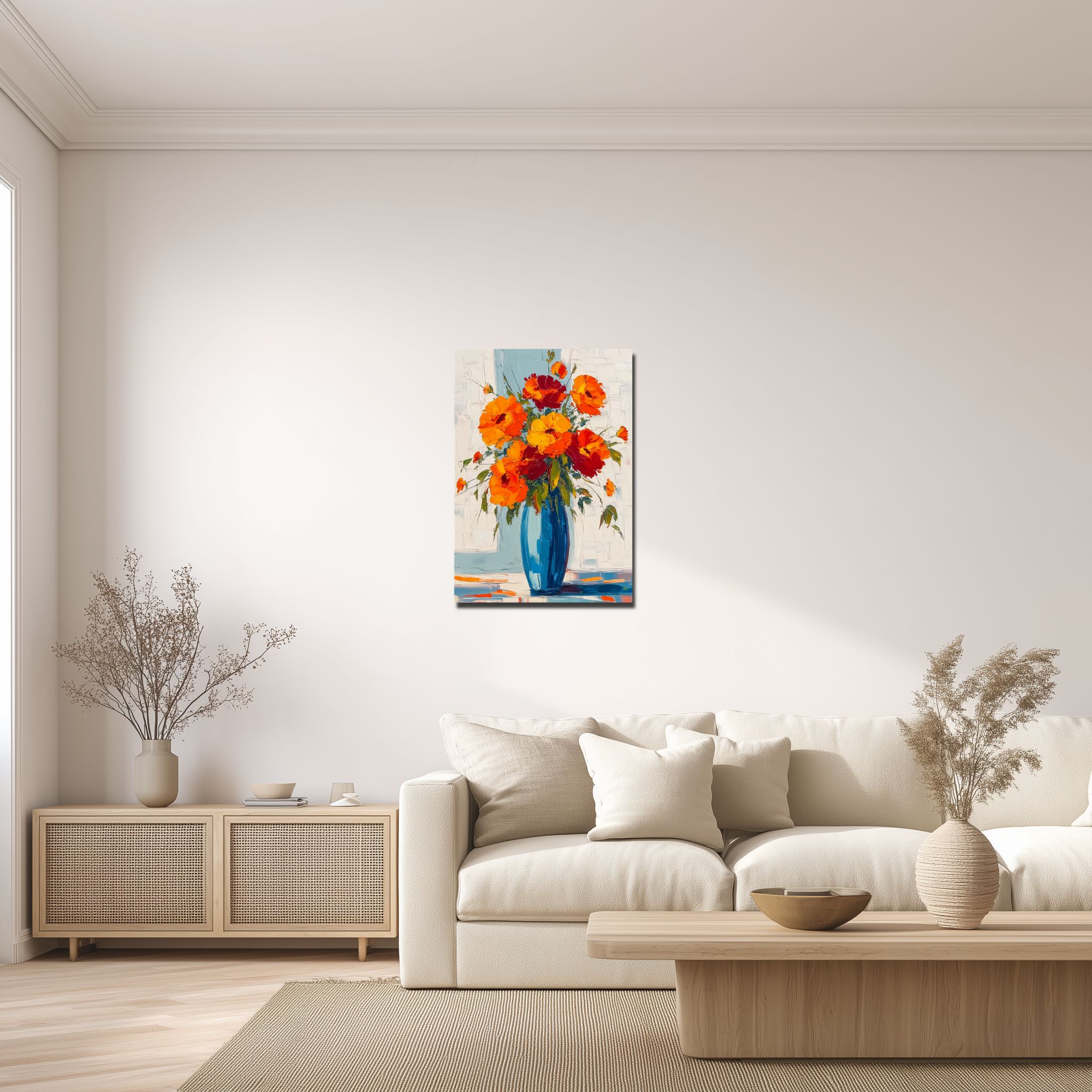 flower-canvas-art-livingroom-ma-10095 リビングに飾ったフラワー キャンバスアート