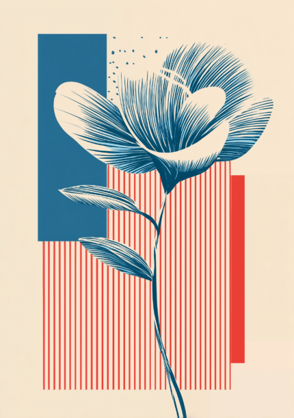 フラワー キャンバスアート メイン画像