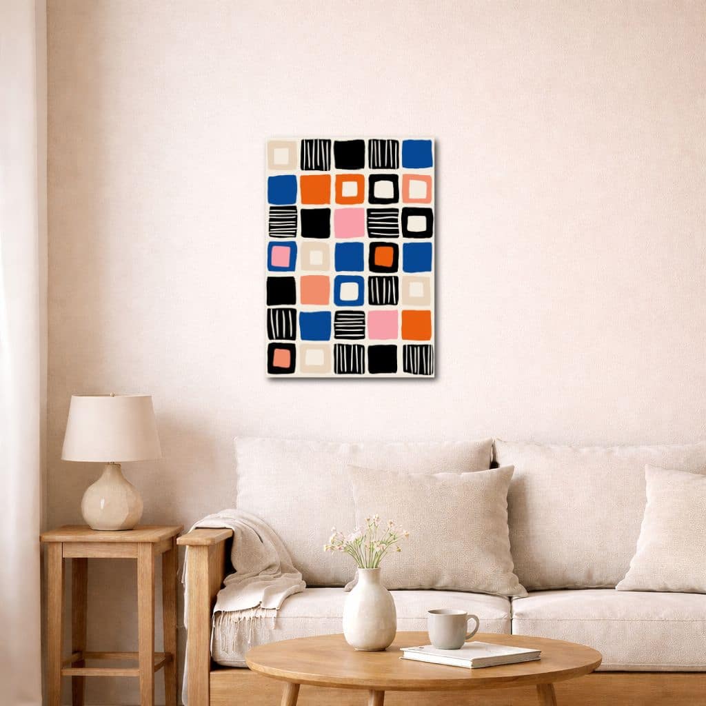 geometric-canvas-art-livingroom-ma-10087 リビングに飾った幾何学 キャンバスアート