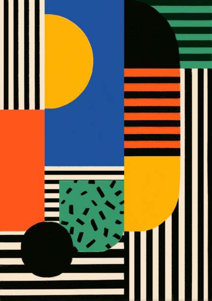 幾何学 キャンバスアート メイン画像