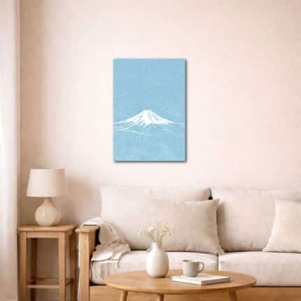 リビングに飾った富士山 キャンバスアート