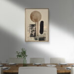 リビングに飾った抽象アートの設置イメージ 設置イメージ 8