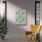 Green Geometric（1915）の装飾的な幾何学構成が映える名画アート 設置イメージ 8