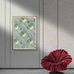 Green Geometric（1915）の装飾的な幾何学構成が映える名画アート 設置イメージ 4