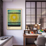 Gegenwart（1923頃）の光と線がつくるミニマルな名画アート 設置イメージ 3