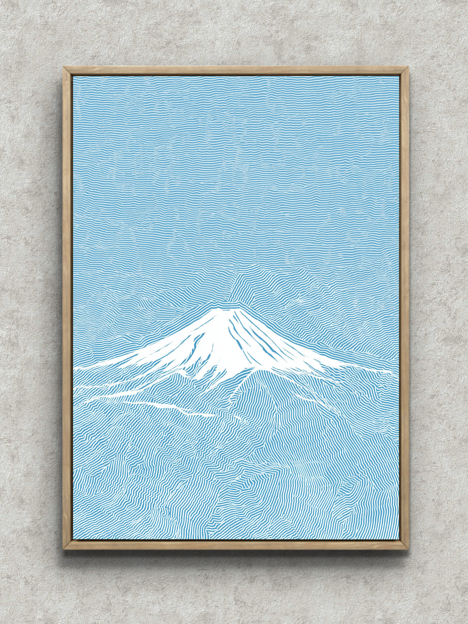 富士山 青銅 アート 富士山と幸せの青い鳥｜希望を運ぶ3枚組アート｜テクスチャーアート