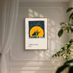 Säbelhelden（1921頃）の黄色と黒の対比が印象的な名画アート 設置イメージ 11