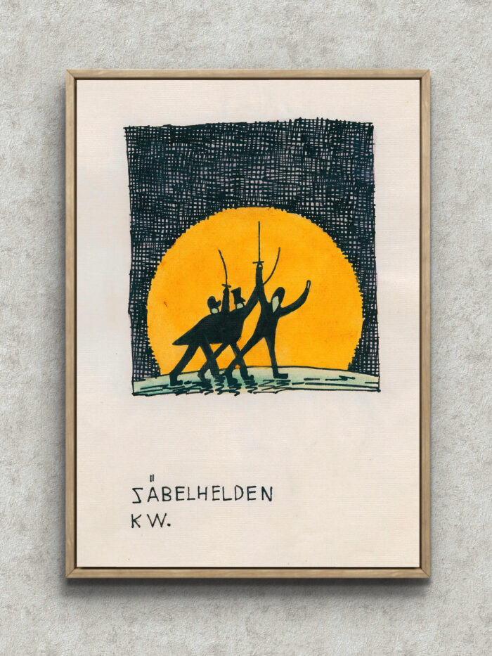 世界の名画アート｜Säbelhelden（1921頃）の象徴的構成