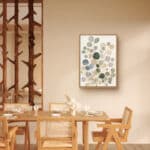 リビングに飾った淡色の植物 インテリアアート 設置イメージ 7
